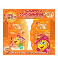 Shampoo+condicionador Acqua Kids Cabelos Cacheados 250ml