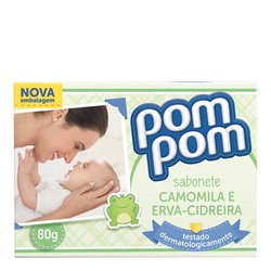 Sabonete Pompom Camomila E Erva-cidreira 80g