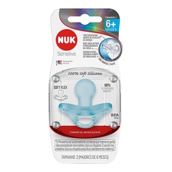 Chupeta Nuk Sensitive Soft Silicone Boy Tamanho 2