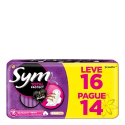 Absorvente Sym 360 Suave Leve16un Pague14un Com Abas