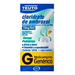 Ambroxol 15mg/5ml Xpe Ped 120ml Gen.teuto