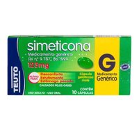 Simeticona 125mg 10cps Teuto