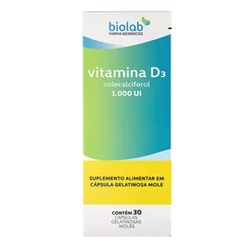 Vitamina D3 1.000ui 30cps