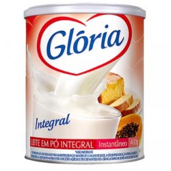 Leite GlÓria Integral InstantÂneo Em PÓ Lata 400g