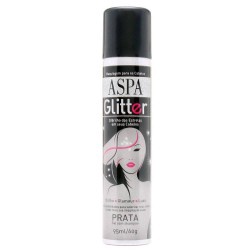 Aspa Glitter Color Prata 95ml