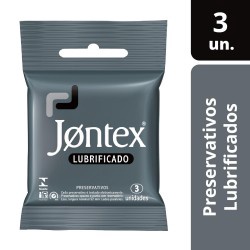 Preservativo Jontex Lubrificado De Bolso 3un