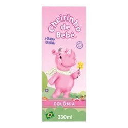ColÔnia Cheirinho De BebÊ Rosa 330ml