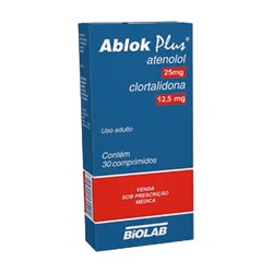 Ablok Plus 25mg + 12,5mg 30cpr