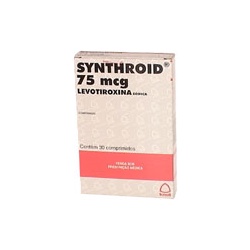 Synthroid 75mcg 30cpr