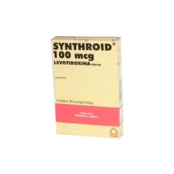 Synthroid 100mcg 30cpr