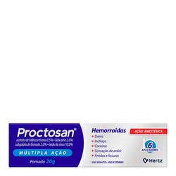 Proctosan Pomada 20g 6 Aplicador