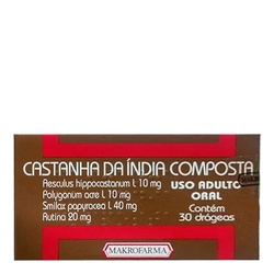 Castanha Da India Composta 30cpr Makrofarma