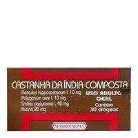 Castanha Da India Composta 30cpr Makrofarma