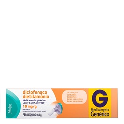 Diclofenaco DietilamÔnio Gel 60g Gen.medley
