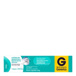Neomicina + Bacitricina Pomada 50g Gen.medley