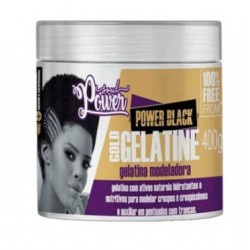 Gelatina Soul Power Curly Black Gold 400g