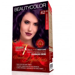 Tintura Beauty Color 42.26 Vermelho InfalÍveis Marsala Violeta MistÉrio