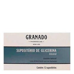 SupositÓrio Glicerina Infantil 12un Granado