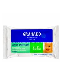 LenÇo Umedecido Granado BebÊ Erva-doce 50un