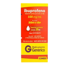 Ibuprofeno 100mg/ml Gotas 20ml Gen.cimed