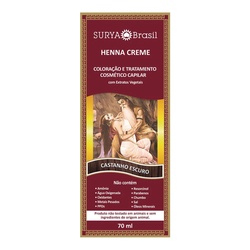 Henna Surya Creme Castanho Escuro 70ml
