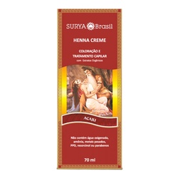 Henna Surya Creme Acaju 70ml
