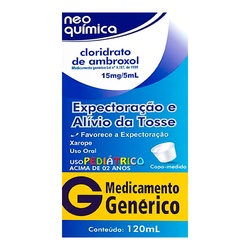 Ambroxol 15mg/5ml Xpe Ped 120ml Gen.neo QuÍmica