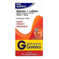 Dipirona Sodica + Cafeina 16cpr Gen.neo QuÍmica