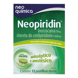 Neopiridin Pastilha 12un Menta