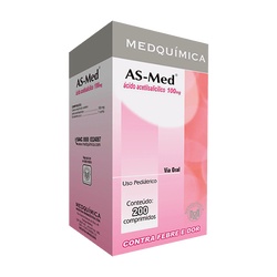 As-med 100mg 20cpr Medquimica