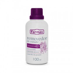 Removedor De Esmalte Farmax Uva 100ml Sem Acetona