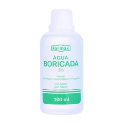 Água Boricada Farmax 100ml