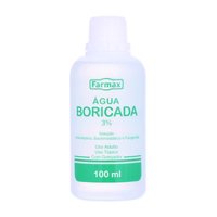 Água Boricada Farmax 100ml