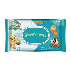 Toalha Umedecida Looney Tunes 48un