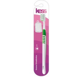 Escova Dental Kess OrtodÔntica+ Protetor De Cerdas Ref.1992