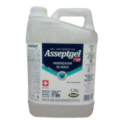 Álcool Gel Asseptgel 4,3kg Start