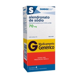 Alendronato Sodio 70mg 4cpr Gen.sandoz