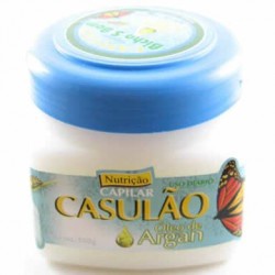 Creme De Tratamento CasulÃo Bicho Da Seda Óleo De Argan 950m