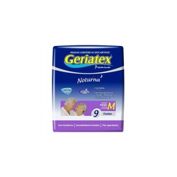 Fralda Geriatex Premium Unissex Noturna M 9un