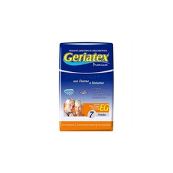 Fralda Geriatex Premium Unissex Diurno E Noturna Eg 7un