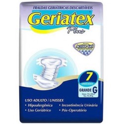 Fralda Geriatex Premium Unissex Diurno E Noturna G 7un