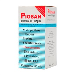 Piosan 1% LoÇÃo 60ml