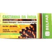 Castanha Da India 100mg 60cpr Belfar