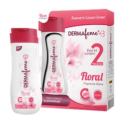 Dermafeme Kit Floral 200ml 2un