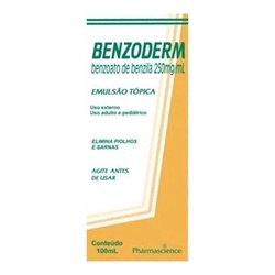 Benzoderm 250mg Emulsao 100ml