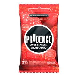 Preservativo Prudence Aroma Morango 3un