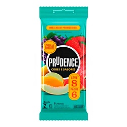 Preservativo Prudence Aroma Cores E Sabores Lv8 Pg6un