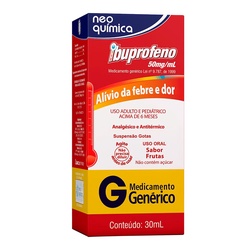 Ibuprofeno 50mg/ml Gotas 30ml Gen.neo QuÍmica