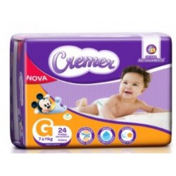 Fralda Cremer Jumbinho G 16un Nova
