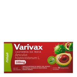 Castanha Da India 100mg 30cpr Natulab